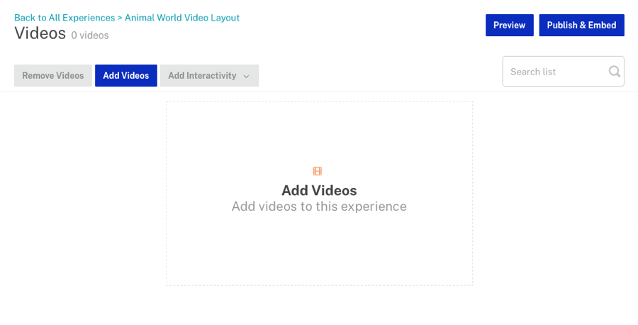 Adding Videos to an In Page Experience